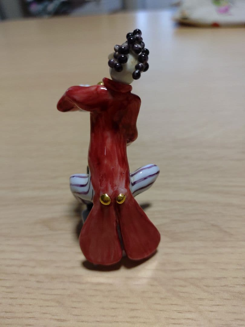 マイセン ピエロとピアノの陶器製置物 2個セット インテリア オブジェ