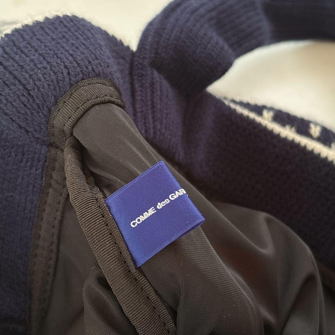 コムデギャルソン ニット トートバッグ ノルディック柄 a4