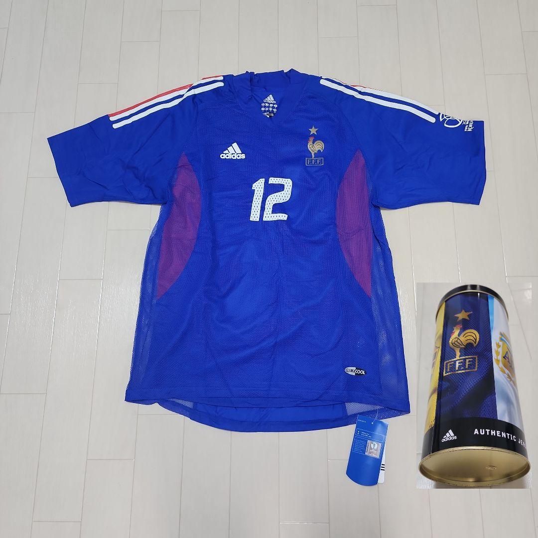 2002 日韓W杯フランス ティエリ・アンリ オーセンティック限定缶入ユニ 新品