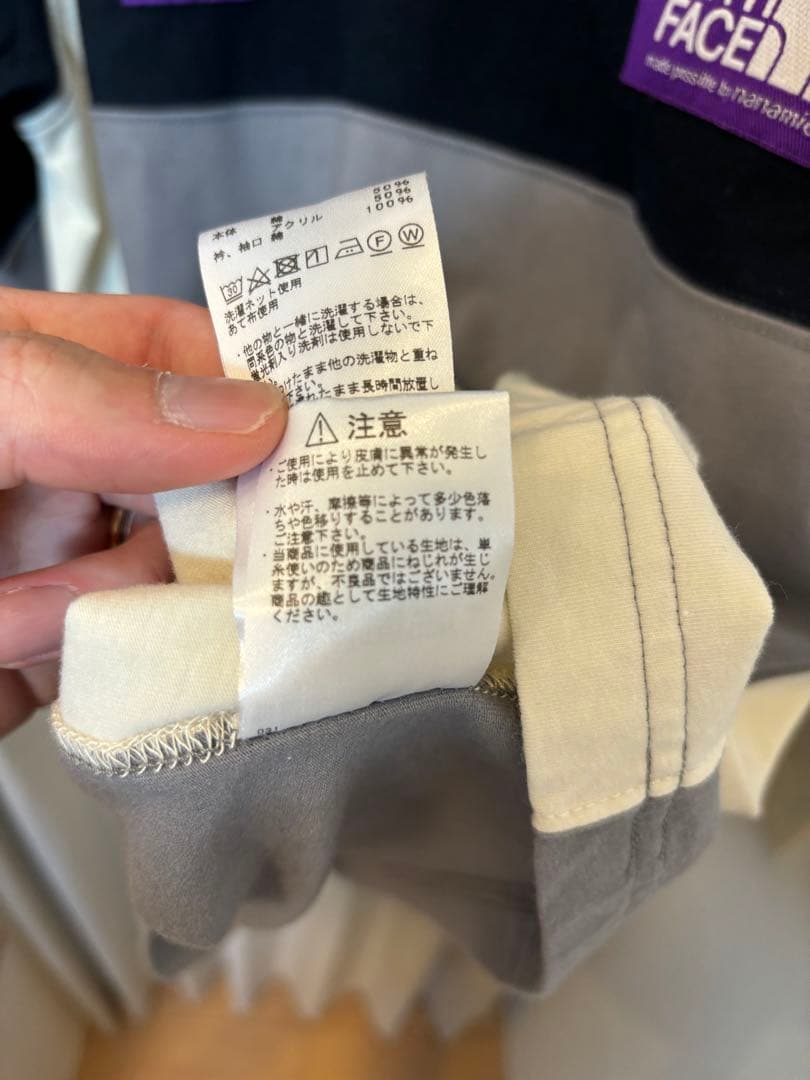 パレス　ノースフェイス　コラボ　 ラグビーシャツ　L