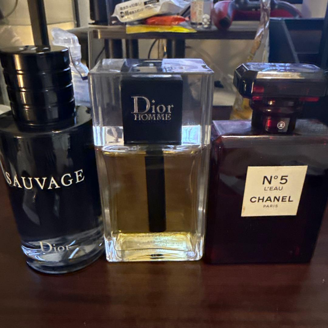 Dior Sauvage、Dior Homme、Chanel N°5