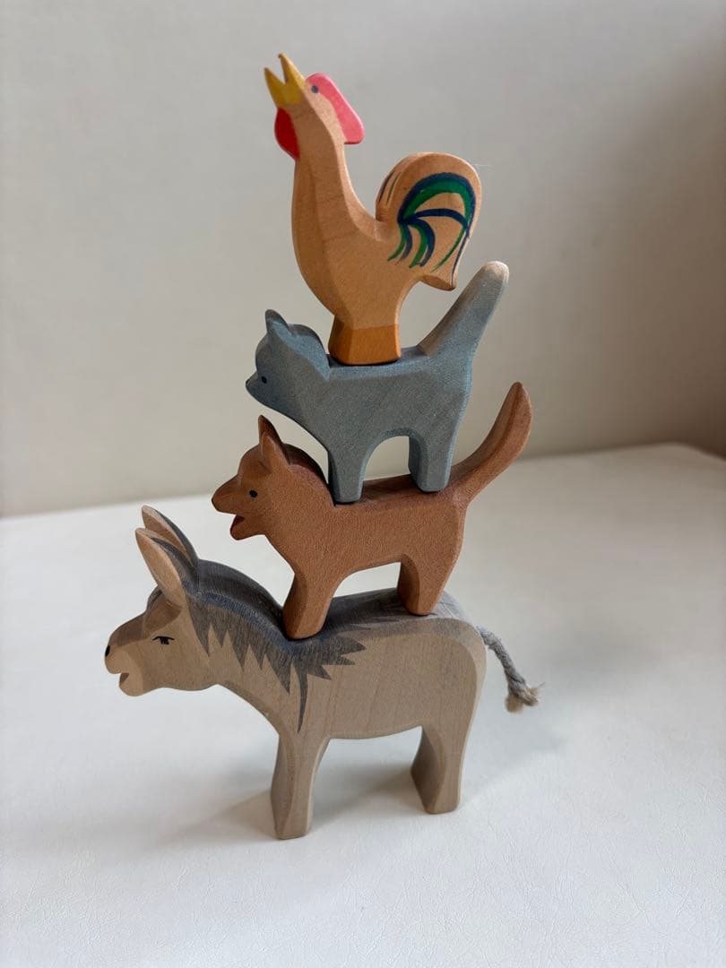 オストハイマー　ブレーメンの音楽隊　木製おもちゃ