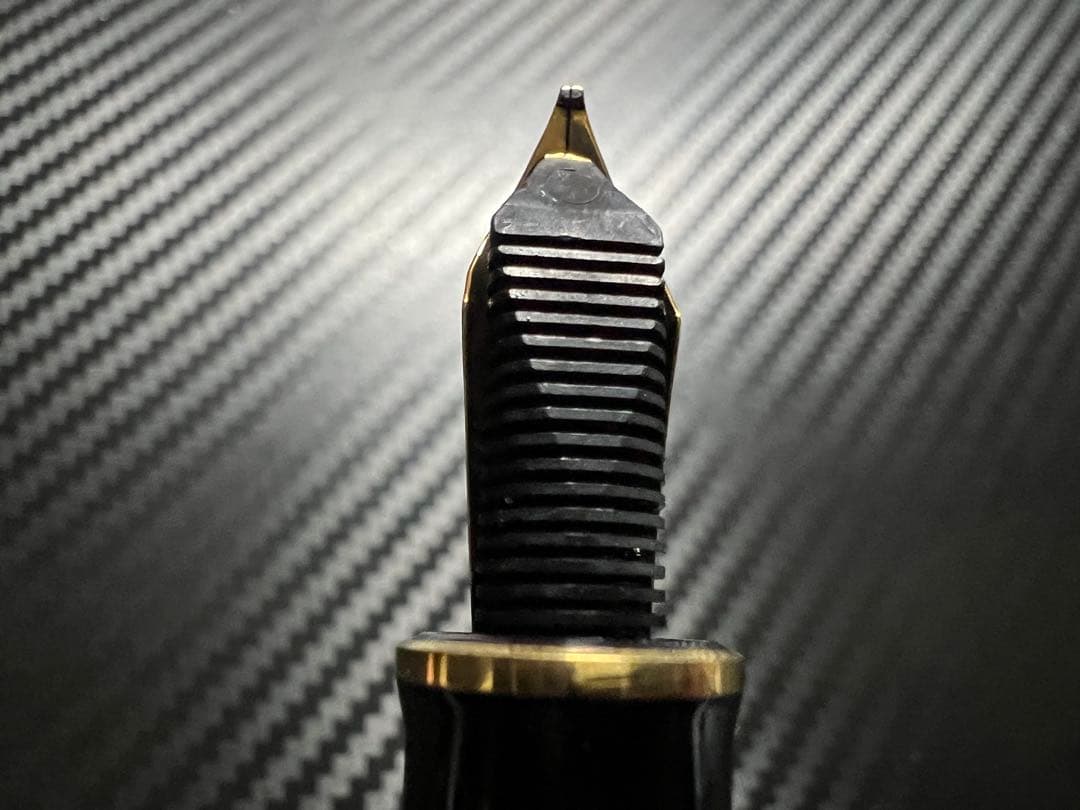 ペリカン 万年筆 美品 M800 緑縞 B