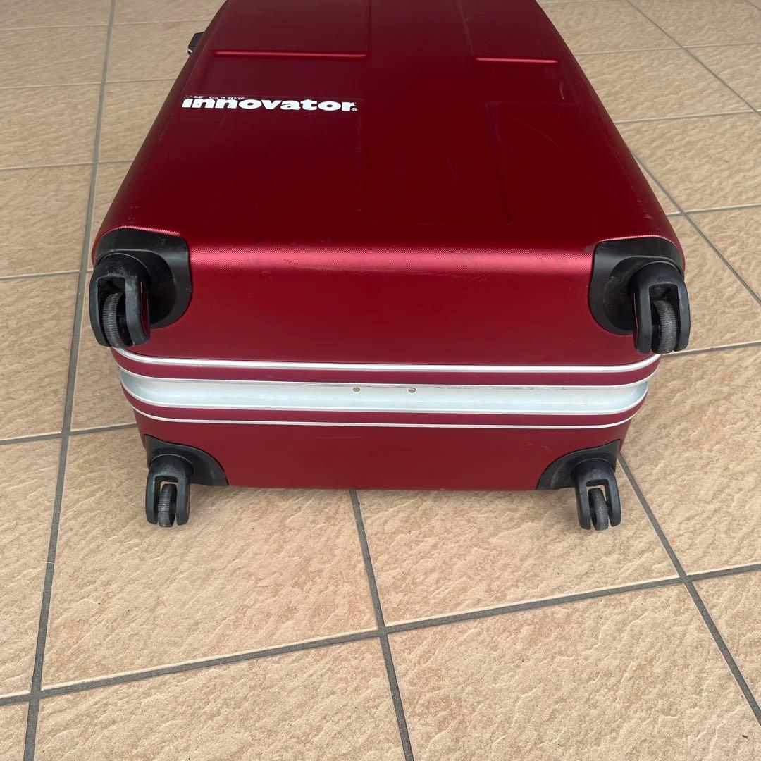 innovator イノベーター キャリーバッグ スーツケース 赤 ワインレッド