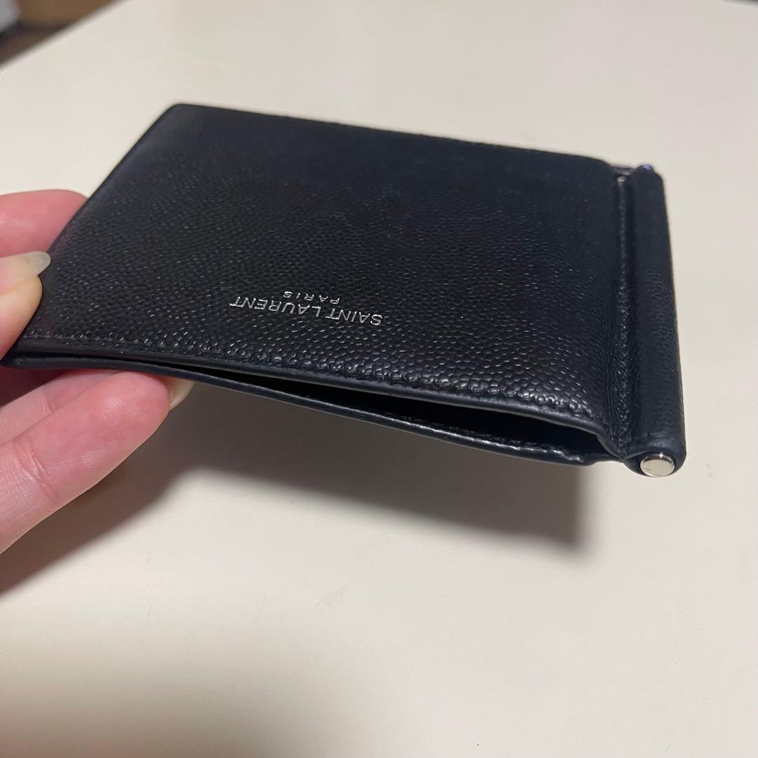 SAINT LAURENT マネークリップ ブラック