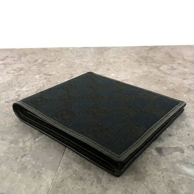 送料込み！ 極美品 GUCCI 札入れ キャンバス ブラック 545