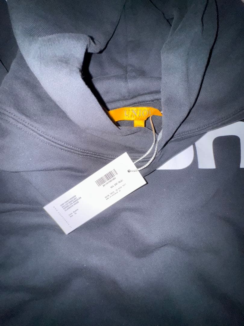 【新品未使用】UNION ORIGINAL CLASSICS HOODIE XL