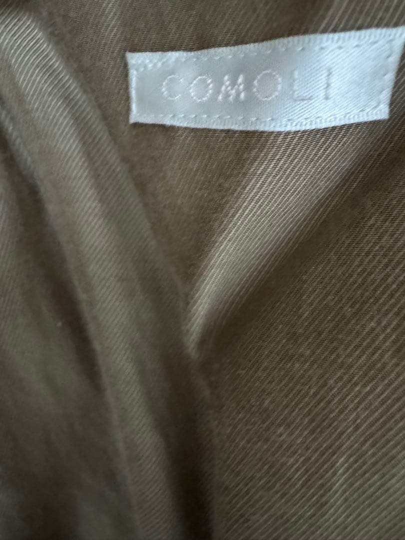 COMOLI 21SS コモリ ウォッシュドタイロッケンコート サイズ3