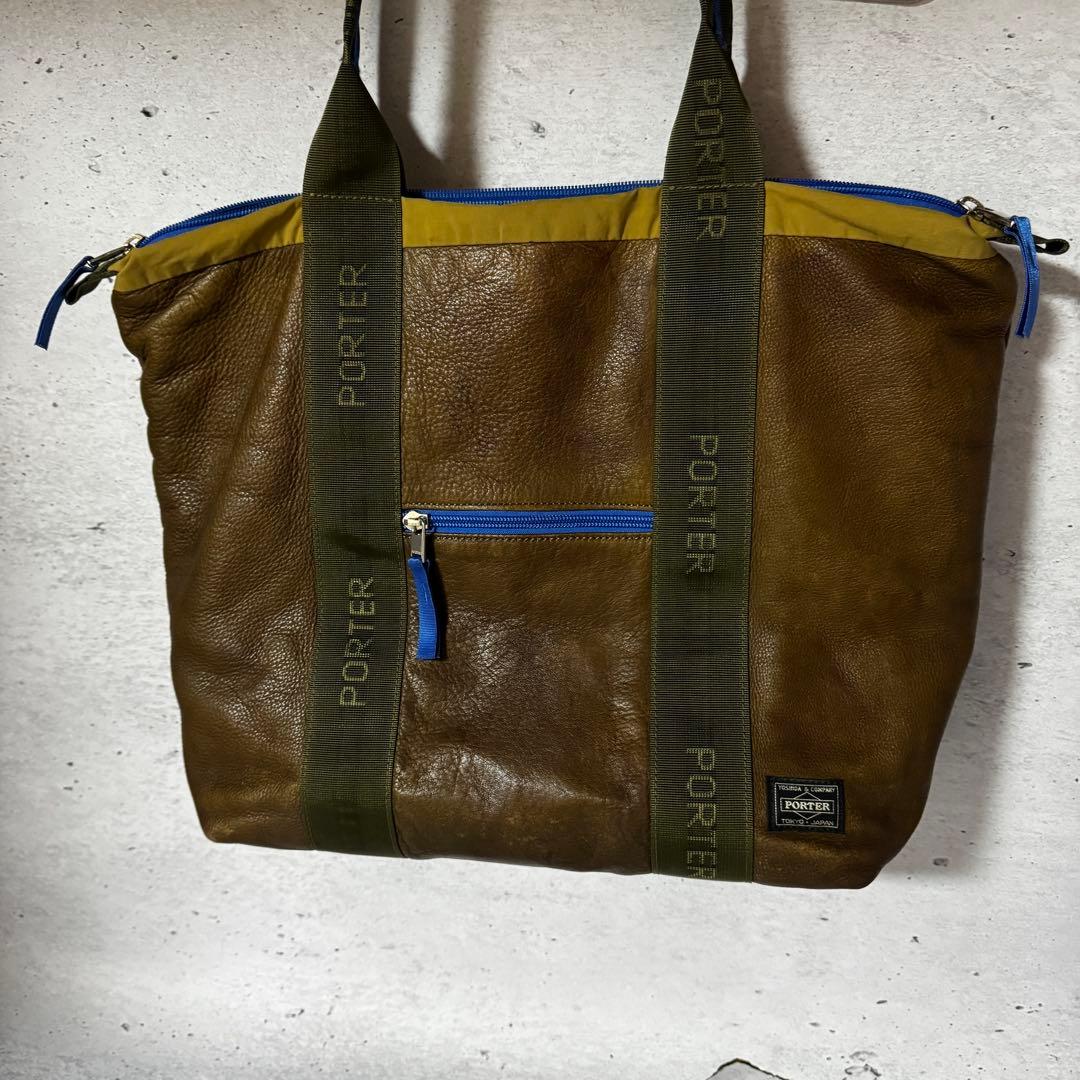 PORTER ポーター RELAX TOTE BAG レザー　トートバッグ