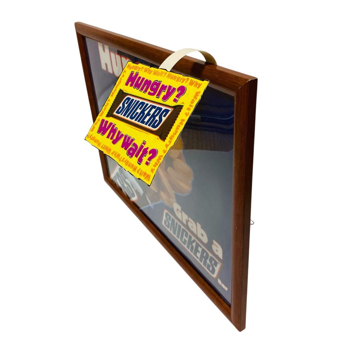 90年代ヴィンテージ　スニッカーズ　サインプレート　アドバタイジング