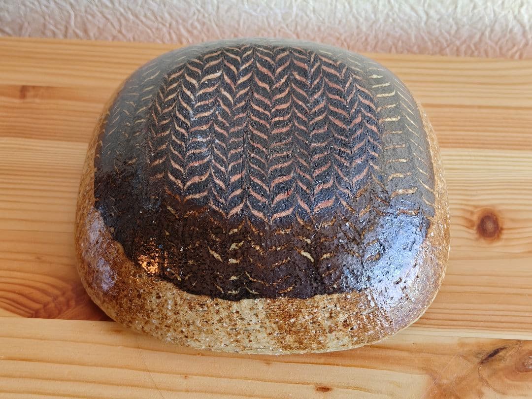 掛谷康樹 深皿　練上　民藝