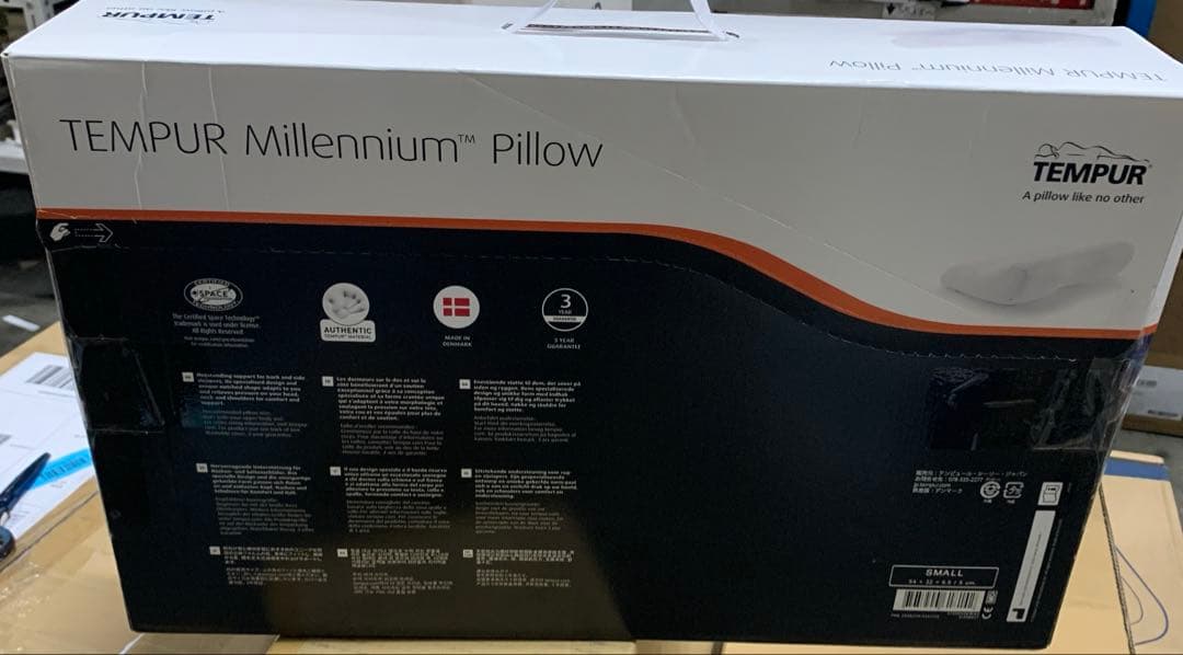 TEMPUR テンピュール ミレニアムネックピロー 白 Sサイズ 枕