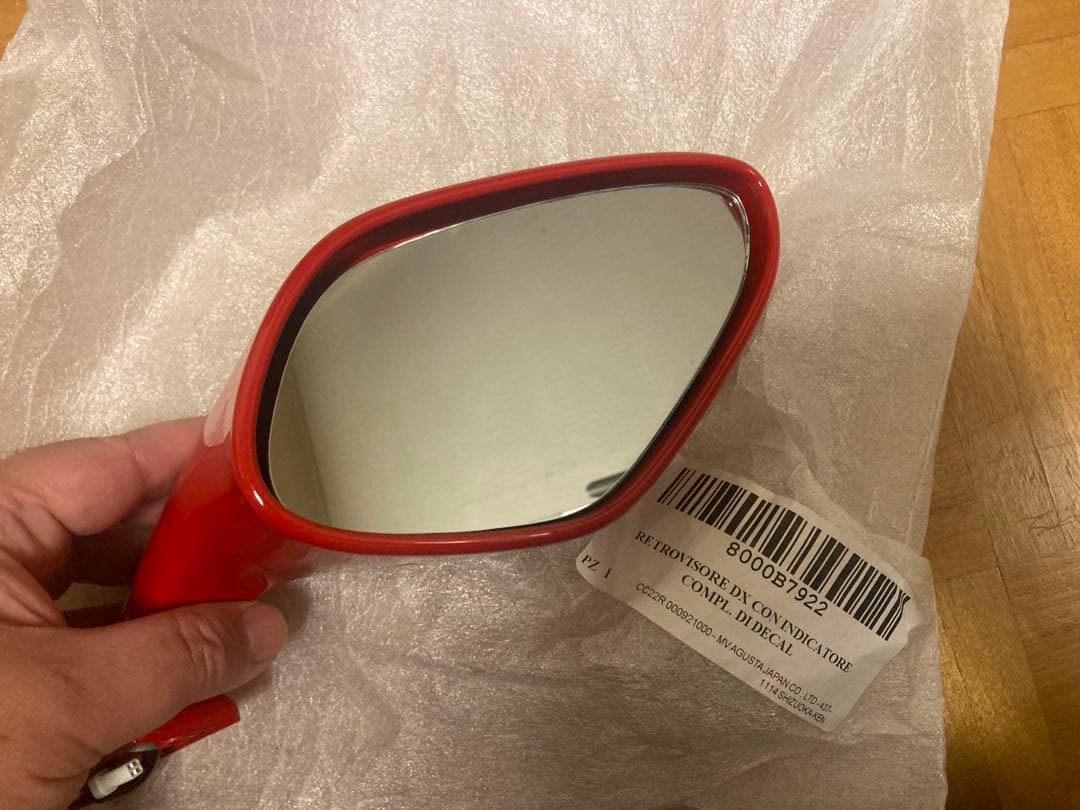 mvアグスタf4rr ミラー　未使用品 右側　MV Agusta