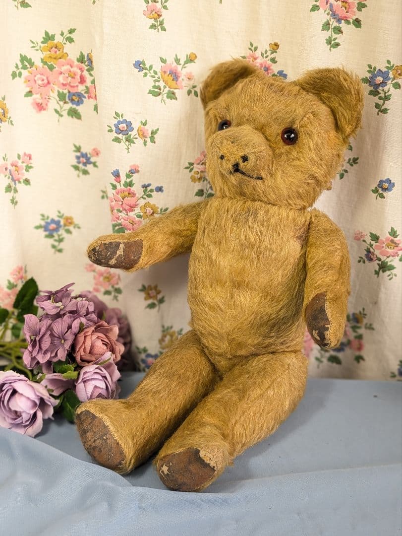 イギリス アンティーク テディベア アンティークベア 40cm
