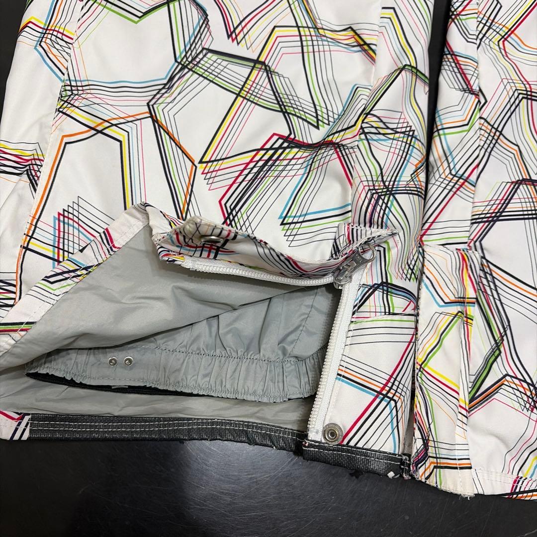 ボルコム スノーボードウェア上下セット M相当 10k Nimbus 紫×総柄