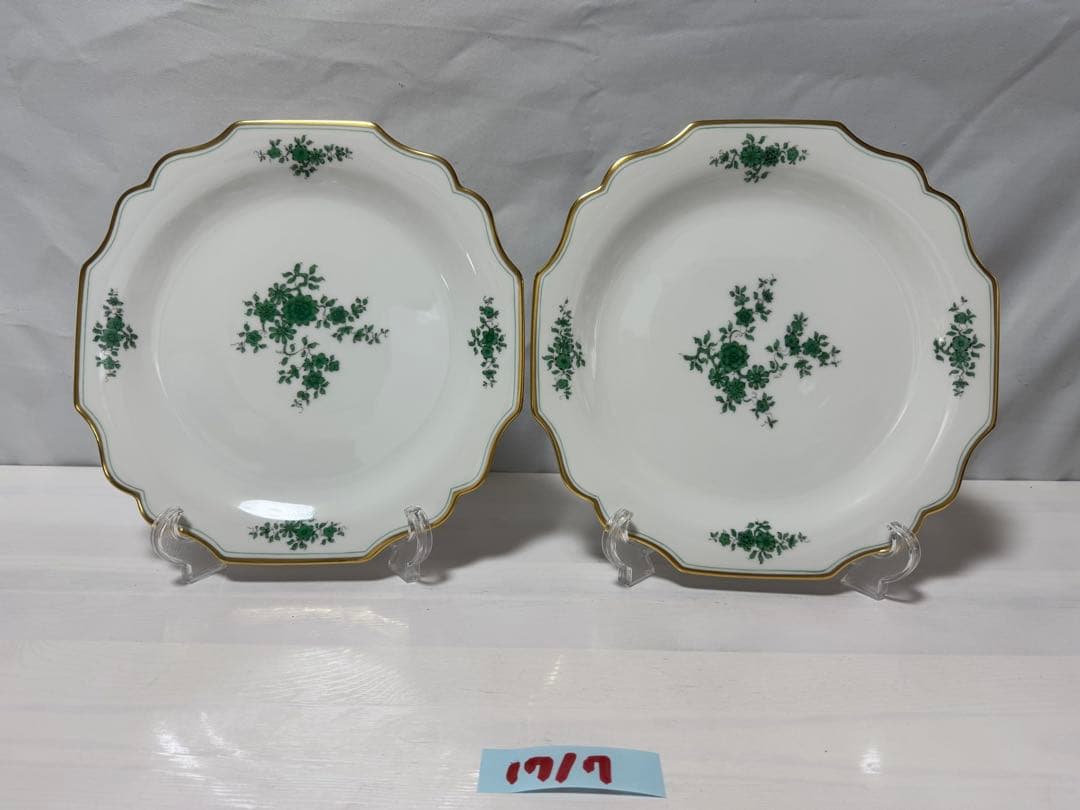 未使用品アウガルテン ウィーン プリンスオイゲン プレート 27cm ペア