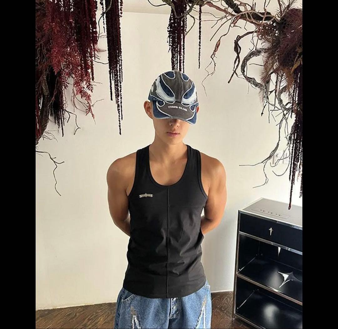 【即購入OK‼️】THUG CLUB サグクラブタンクトップ ブラック　１サイズ