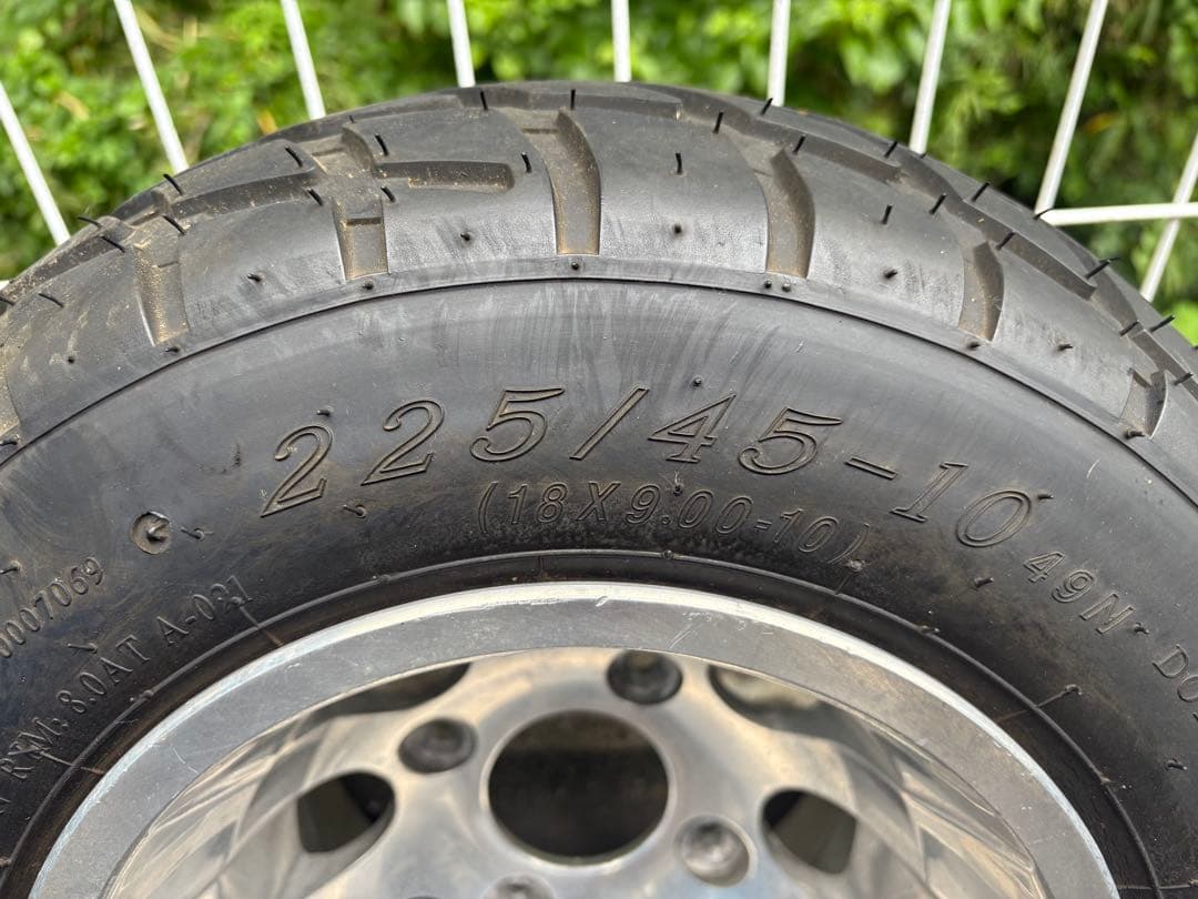 ジャイロキャノピーホイールタイヤセット