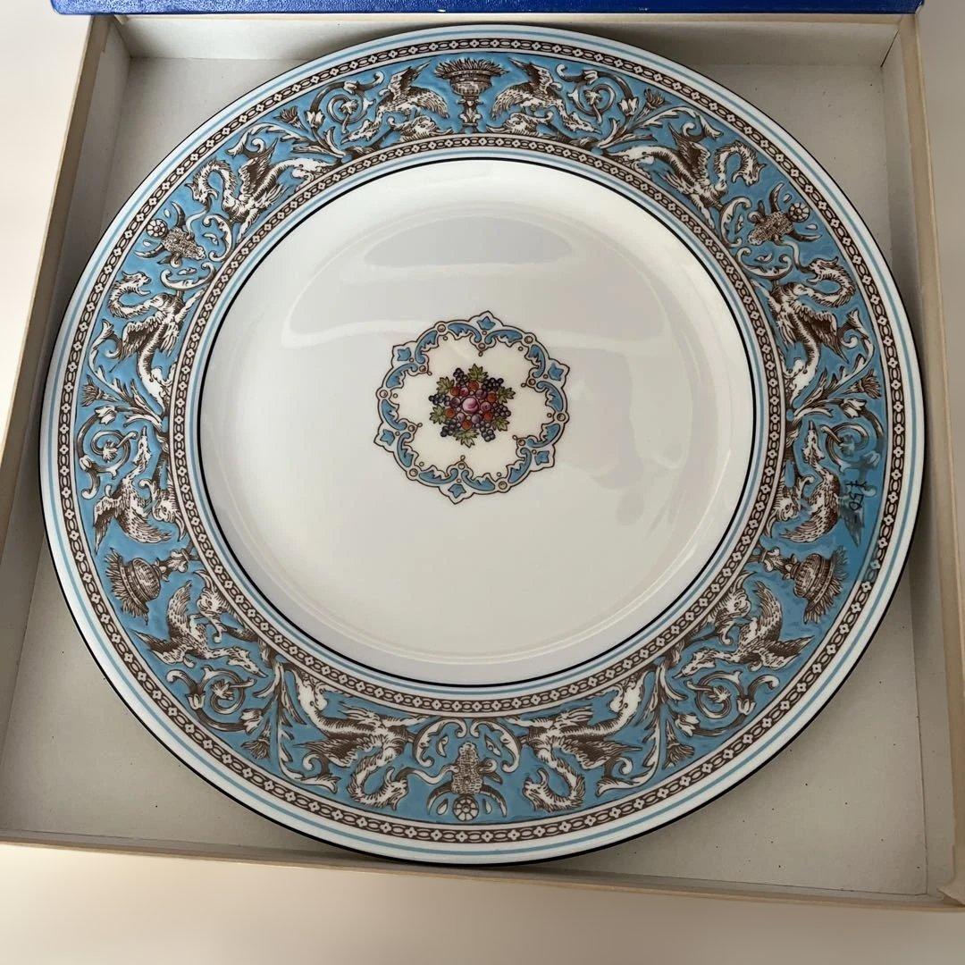 未使用　ウエッジウッド　 フロレンティーン　ターコイズ　プレート