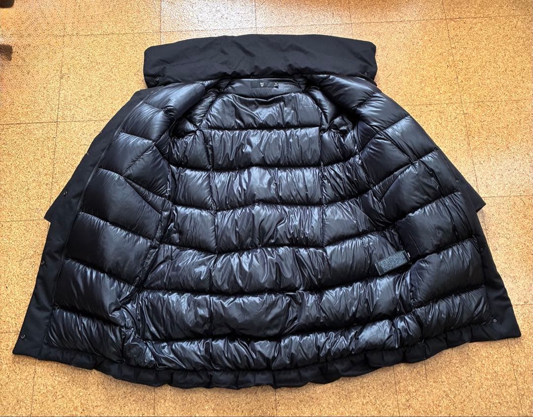 【試着のみ】ユニクロ＋J ハイブリッドダウンコート ジルサンダー 黒 M