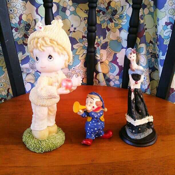 レトロな置物♡4点(アリス、クマ売り切れ)