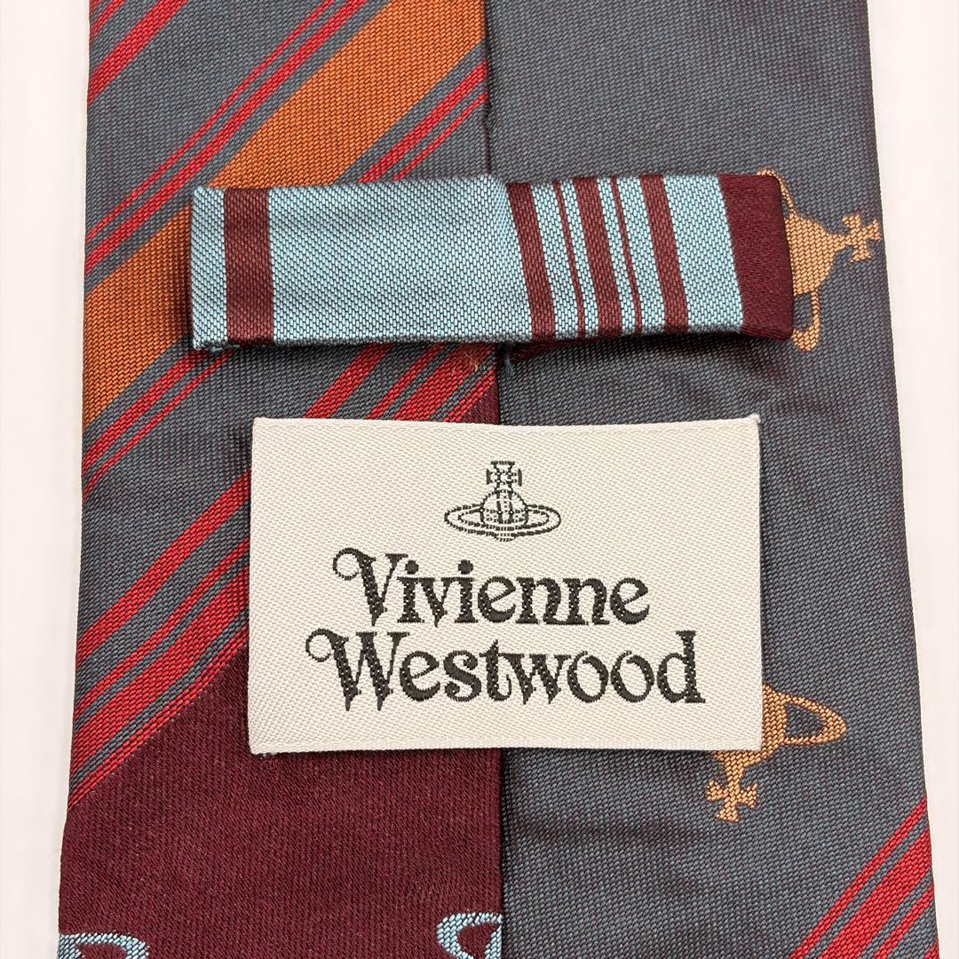 【美品✨】Vivienne Westwood ネクタイ オーブ ストライプ