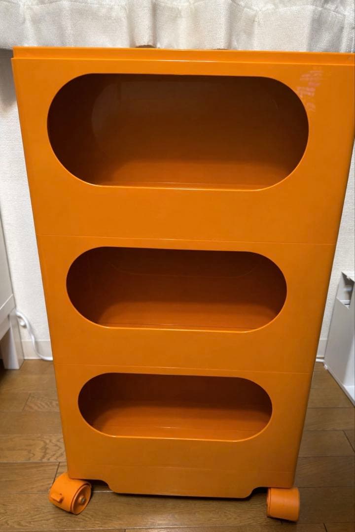 ボビーワゴン4段　オレンジ　リプロダクト品