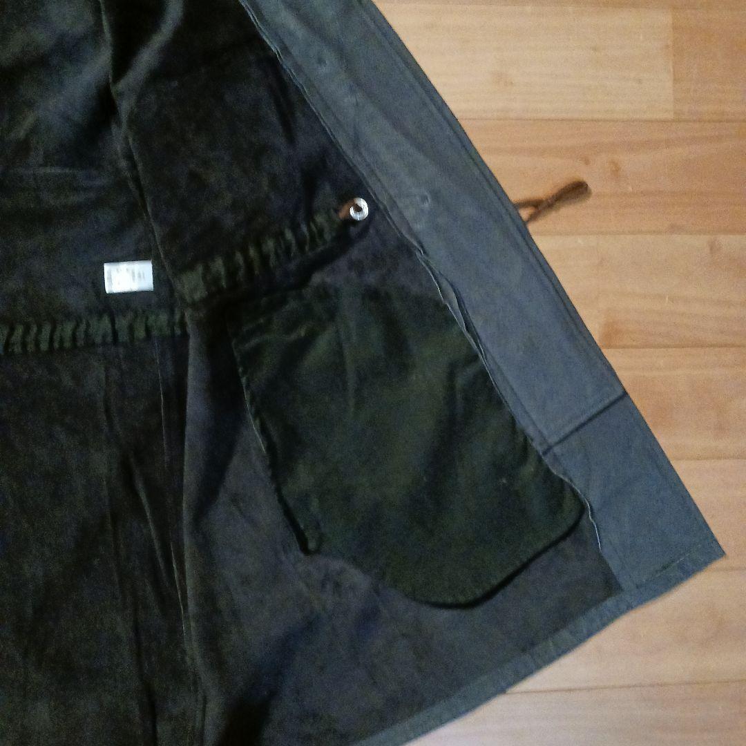 【試着のみ極美品】Varde77 ダメージレザーコート 62s US ARMY黒