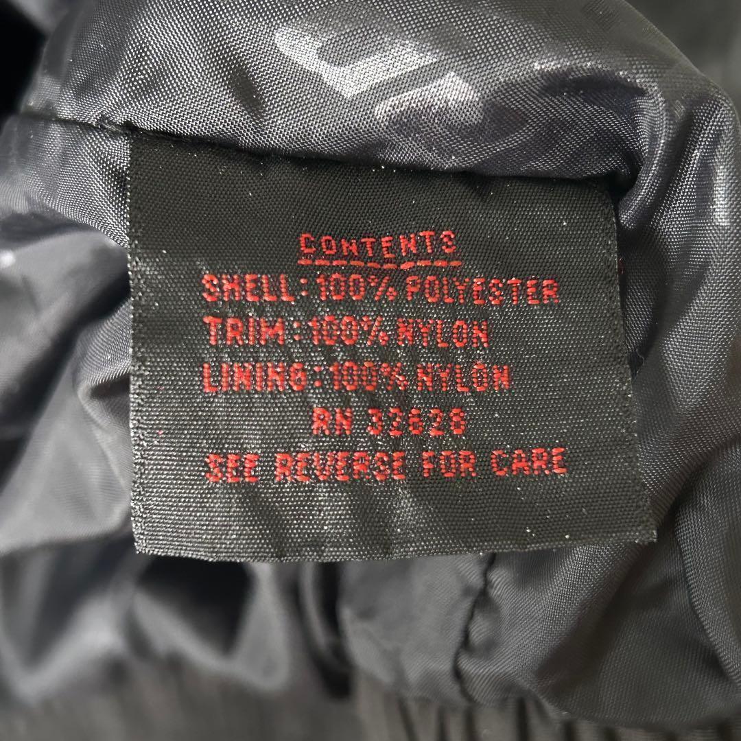 激レア snap on レーシング ブルゾン 刺繍 ジャケット 黒 赤 XL