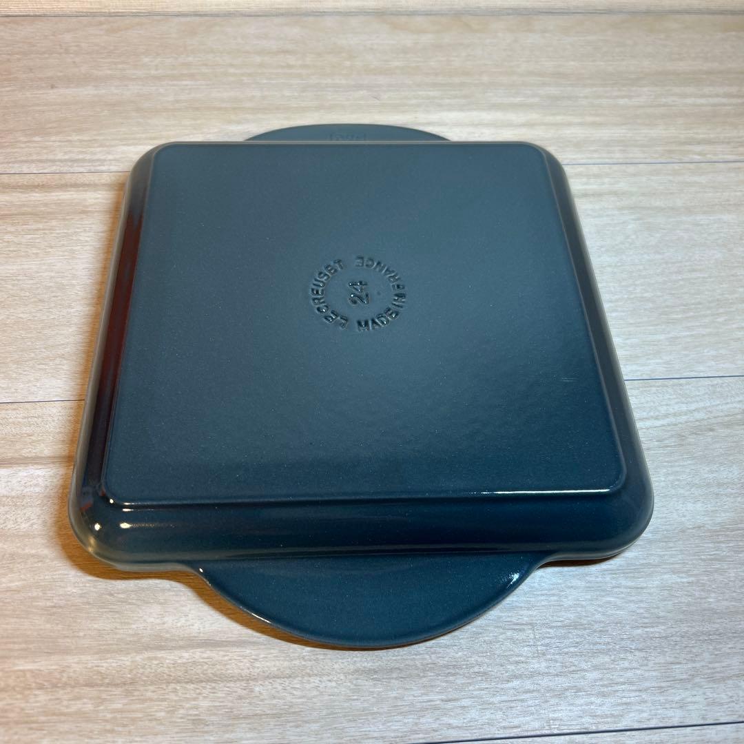 ルクルーゼ　グリル・カレ　スクエアグリル　グリルパン　24cm オーシャン