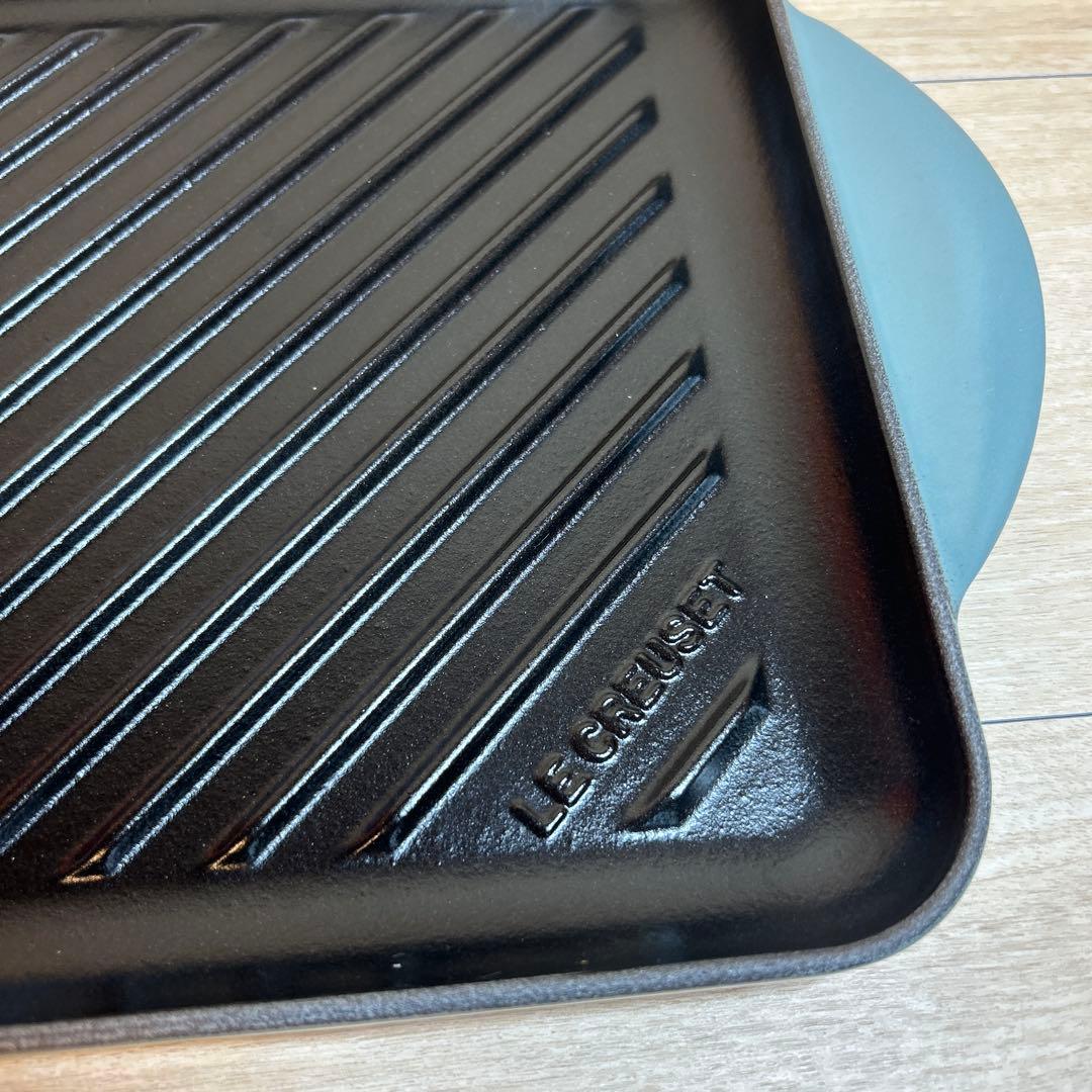 ルクルーゼ　グリル・カレ　スクエアグリル　グリルパン　24cm オーシャン