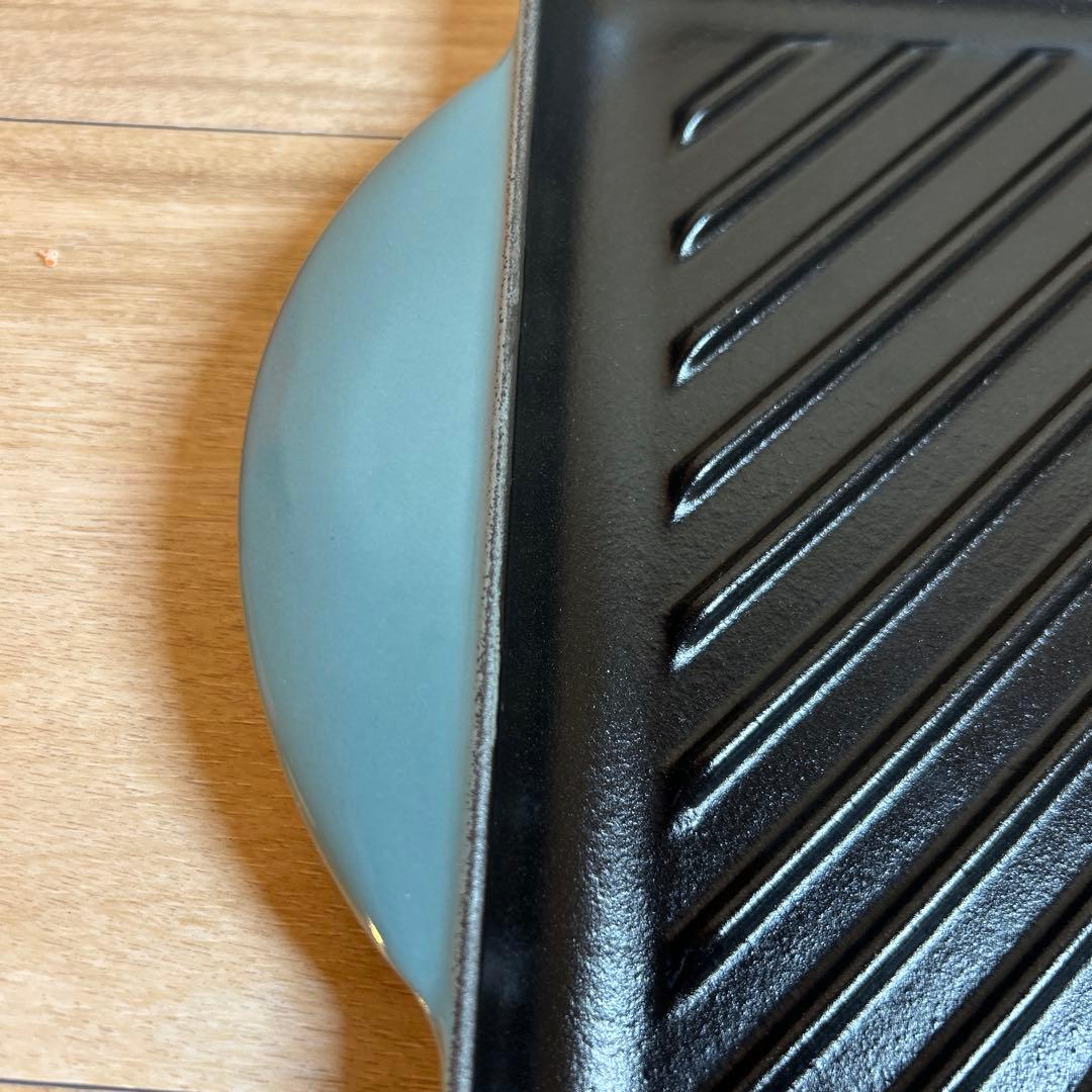 ルクルーゼ　グリル・カレ　スクエアグリル　グリルパン　24cm オーシャン