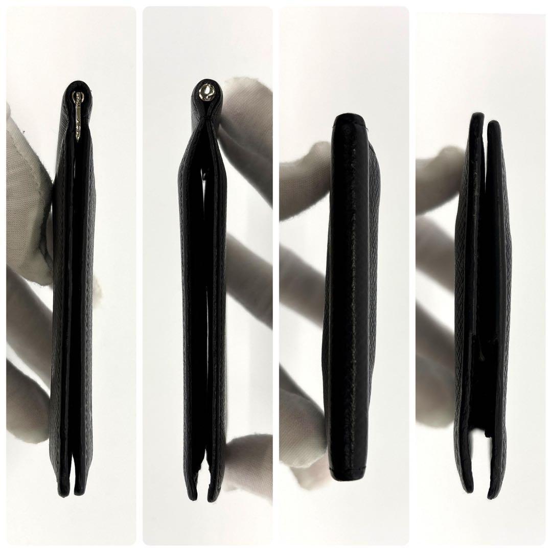 美品♪ルイヴィトン ポルトフォイユ パンス タイガ マネークリップ 黒 メンズ