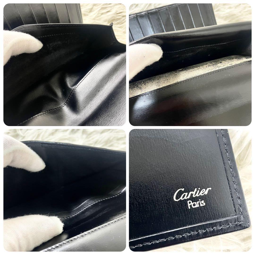 カルティエ　Cartier パンテール　長財布　ブラック　黒　メンズ　レディース