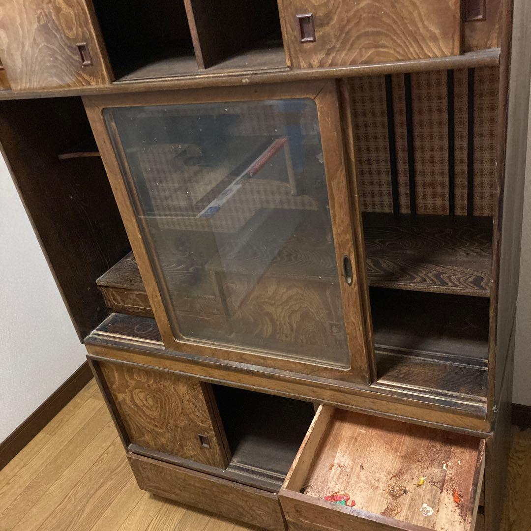 茶だんす　昭和　レトロ　収納