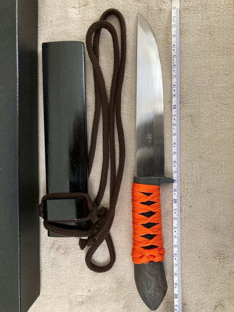 和式ナイフ　佐治武士作 175 信長白紙甲状