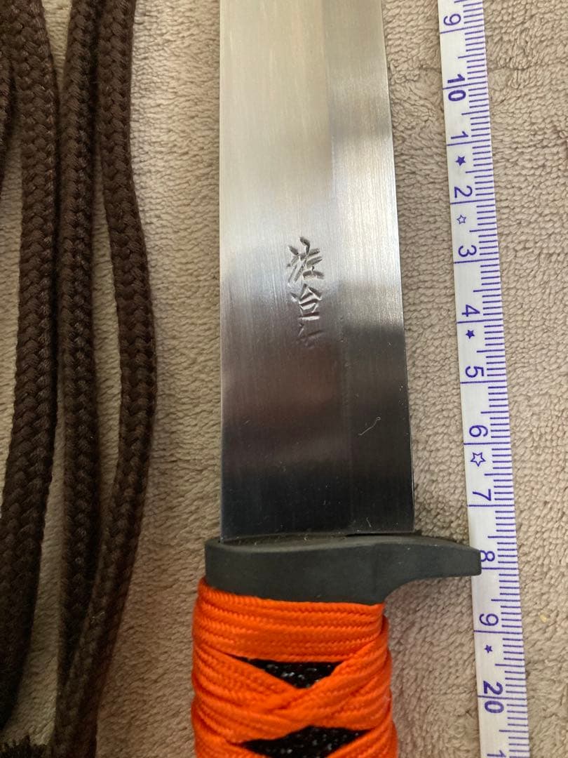 和式ナイフ　佐治武士作 175 信長白紙甲状