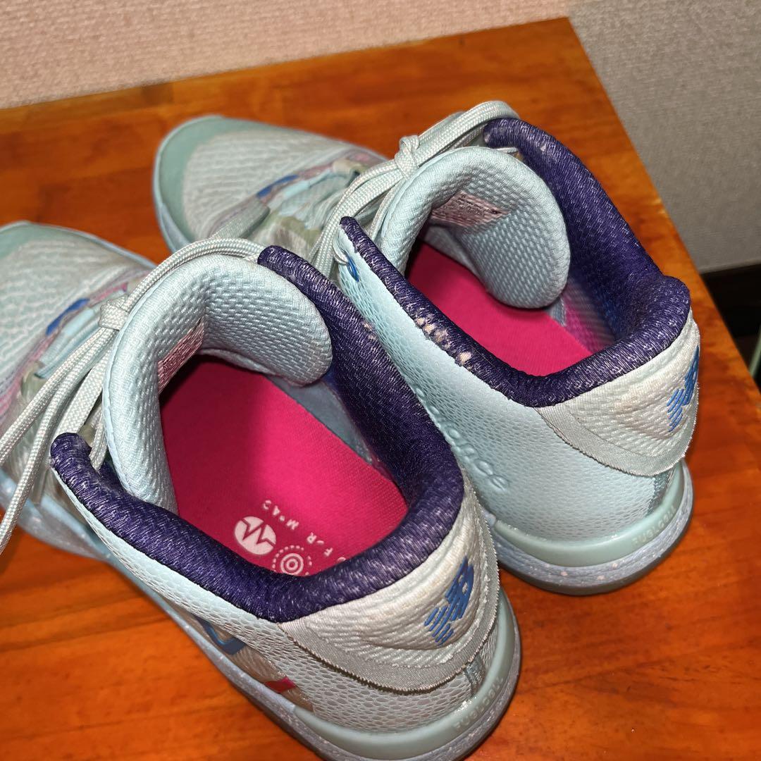 ニューバランス バスケットシューズ 25.5cm ミントブルー