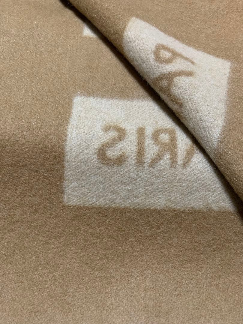 にょん　未使用級 ルイ ヴィトン エシャルプ バローダ カシミヤ100%