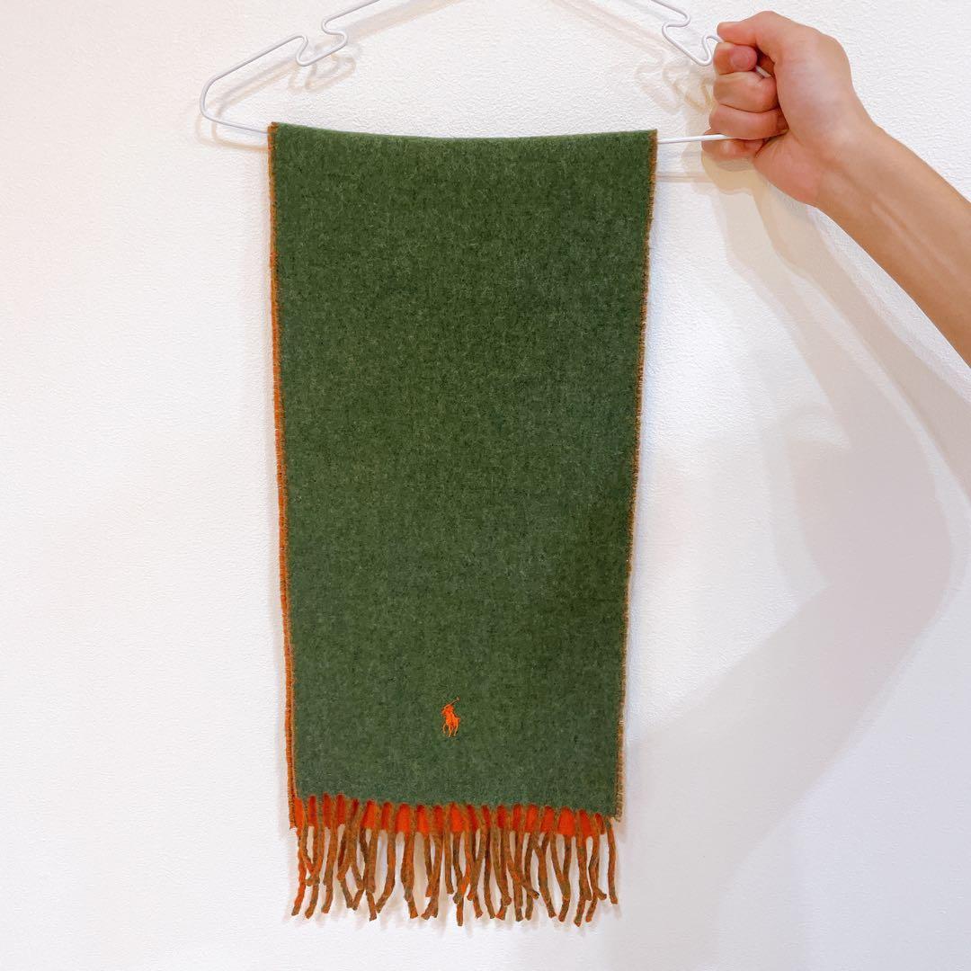 【新品】ポロ　ラルフローレン　マフラー　リバーシブル　メンズ