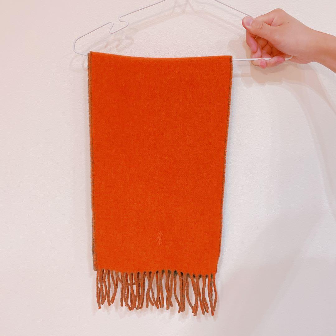 【新品】ポロ　ラルフローレン　マフラー　リバーシブル　メンズ