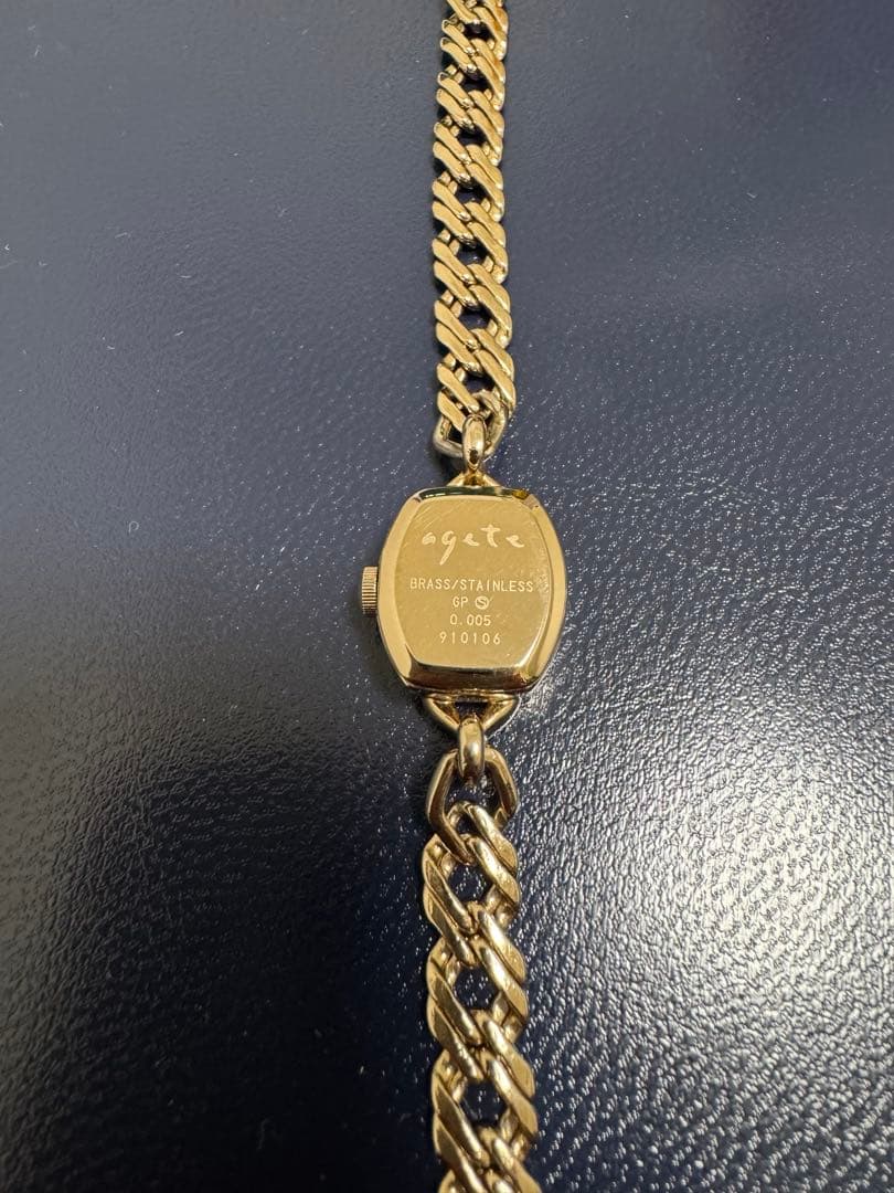 アガット トノーフェイス ジュエリー ウォッチ