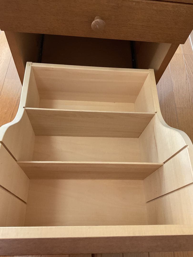 カリモク　ボナシェルタ　昇降式　引き出し　デスクワゴン