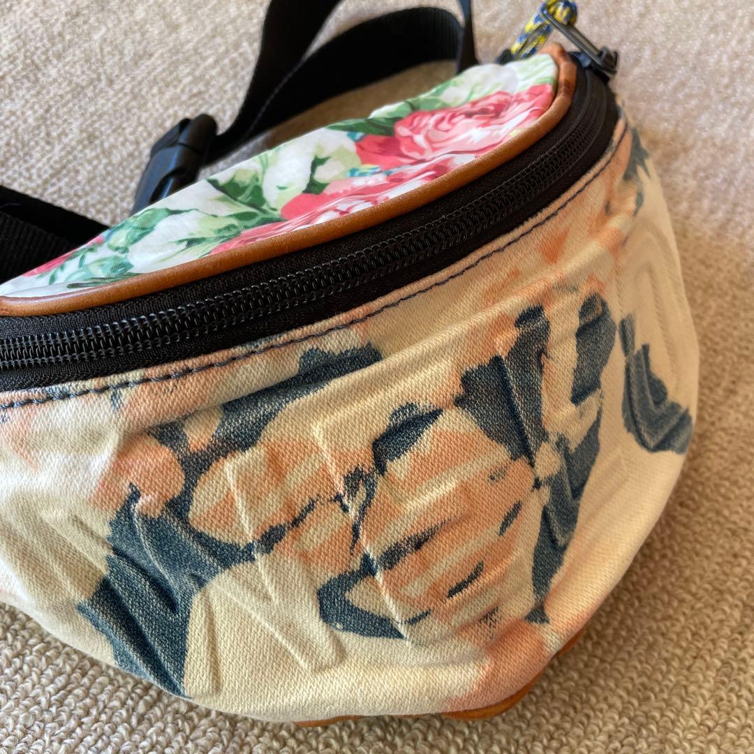 ほぼ新品 Kapital フラワーウエストポーチ WEED 420