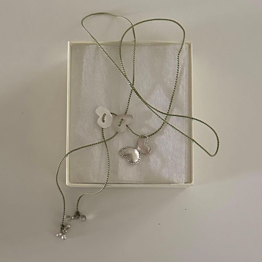 kikkou ネックレス グリーン 蝶々