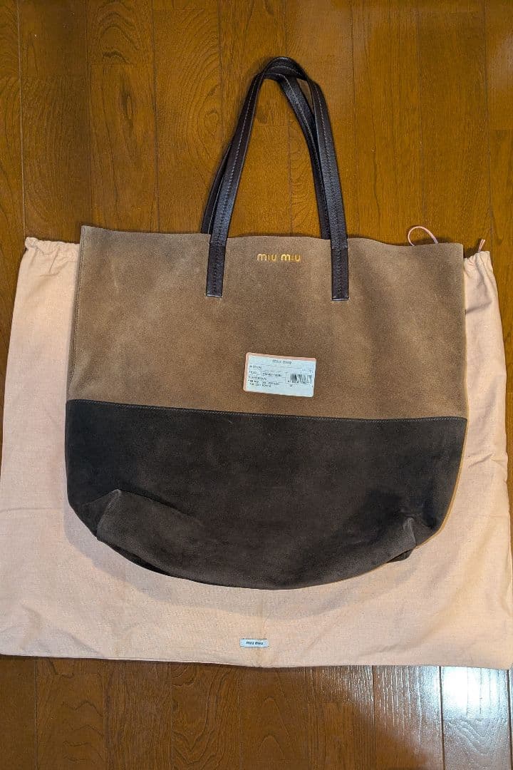Miu Miu スエード トートバッグ