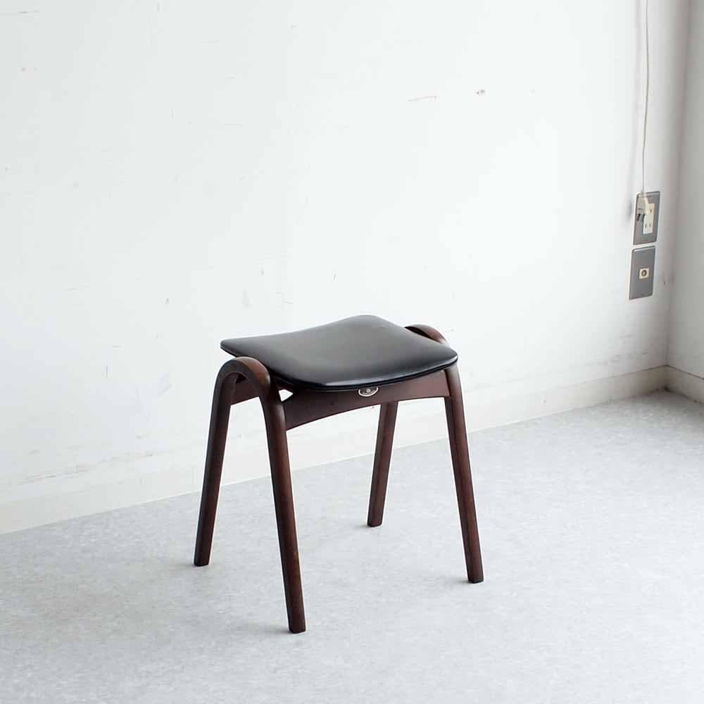 70s 80s 秋田木工 剣持勇 スツール B ヴィンテージ ZR24441