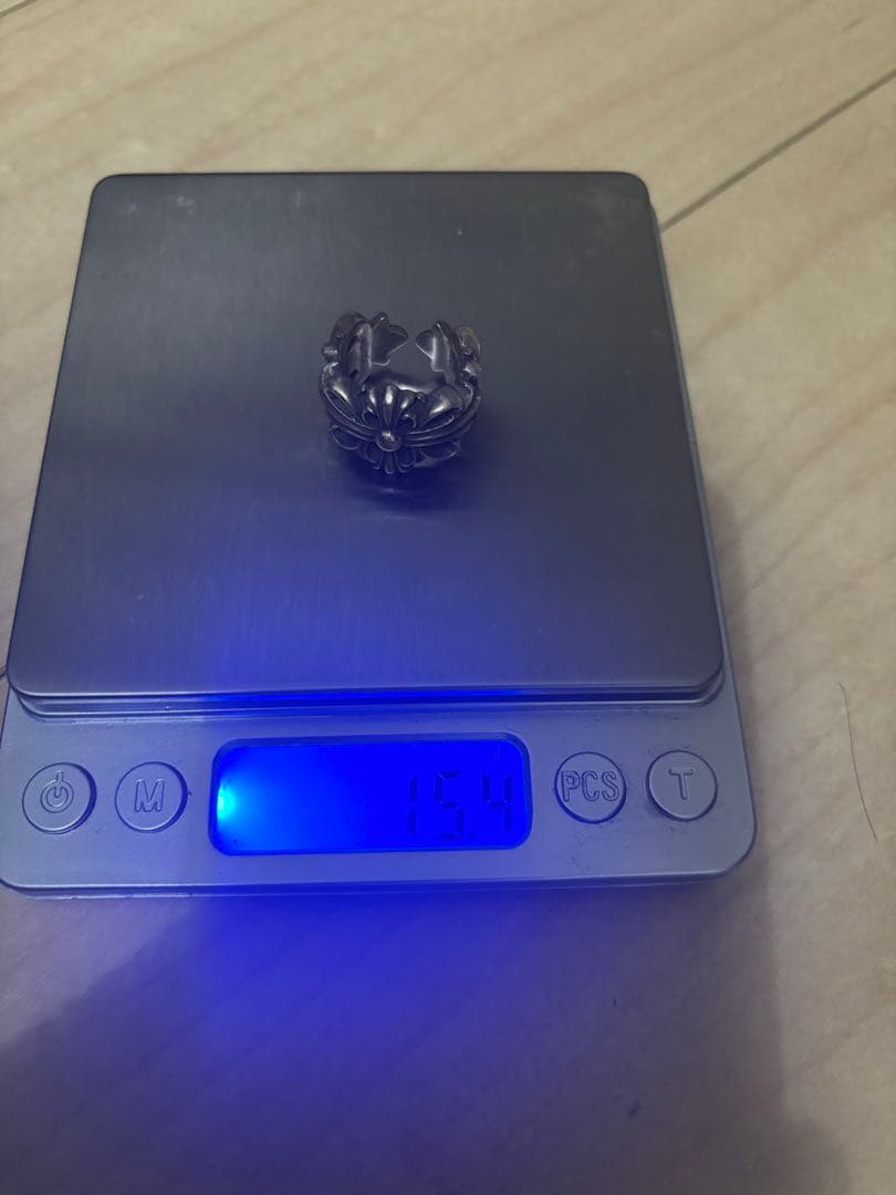 CHROME HEARTS フローラルクロスリング シルバー925