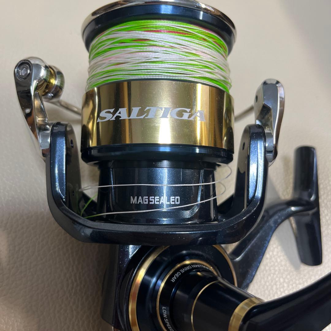 20ソルティガ10000p slp14000スプールに交換