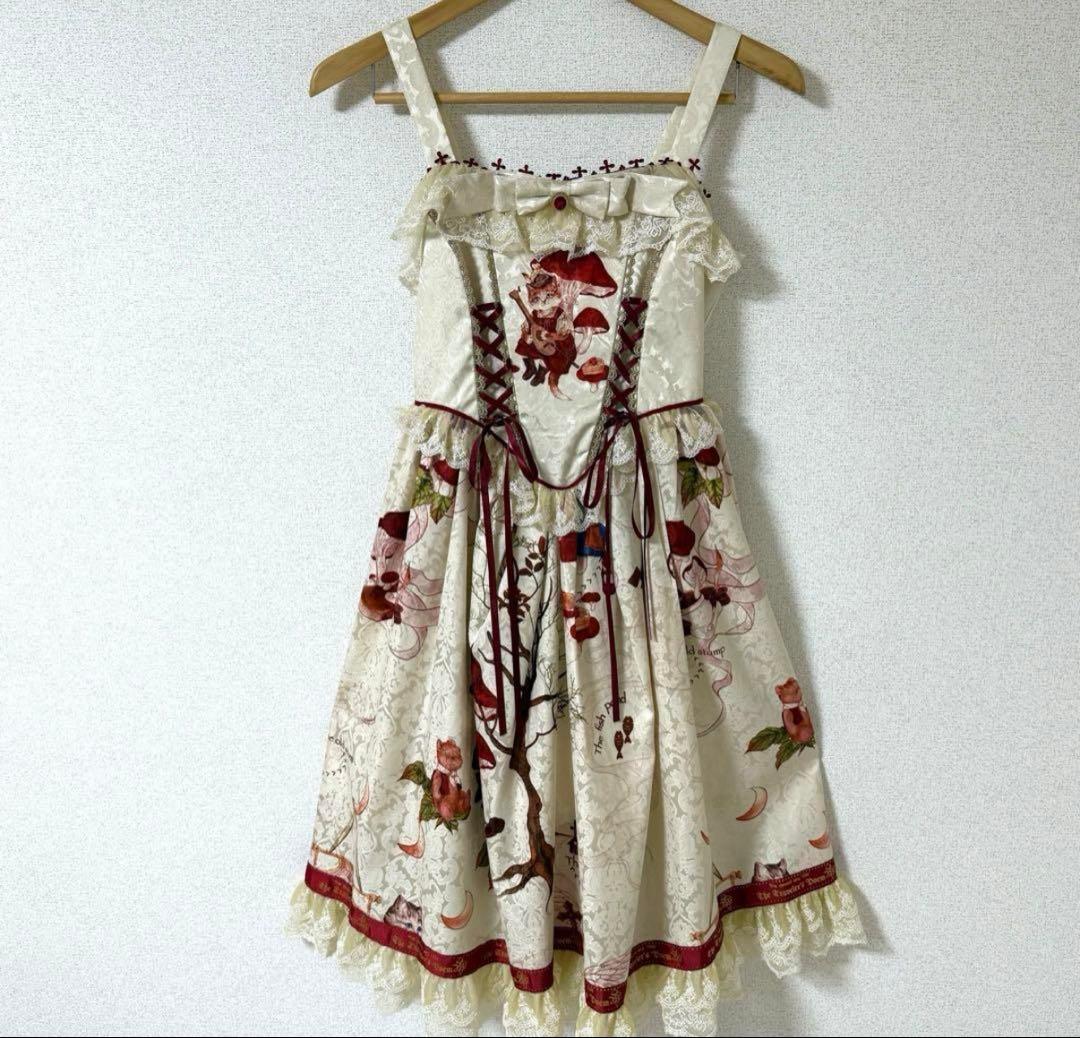 lolitimes Traveling Cat アンティーク ジャンパースカート